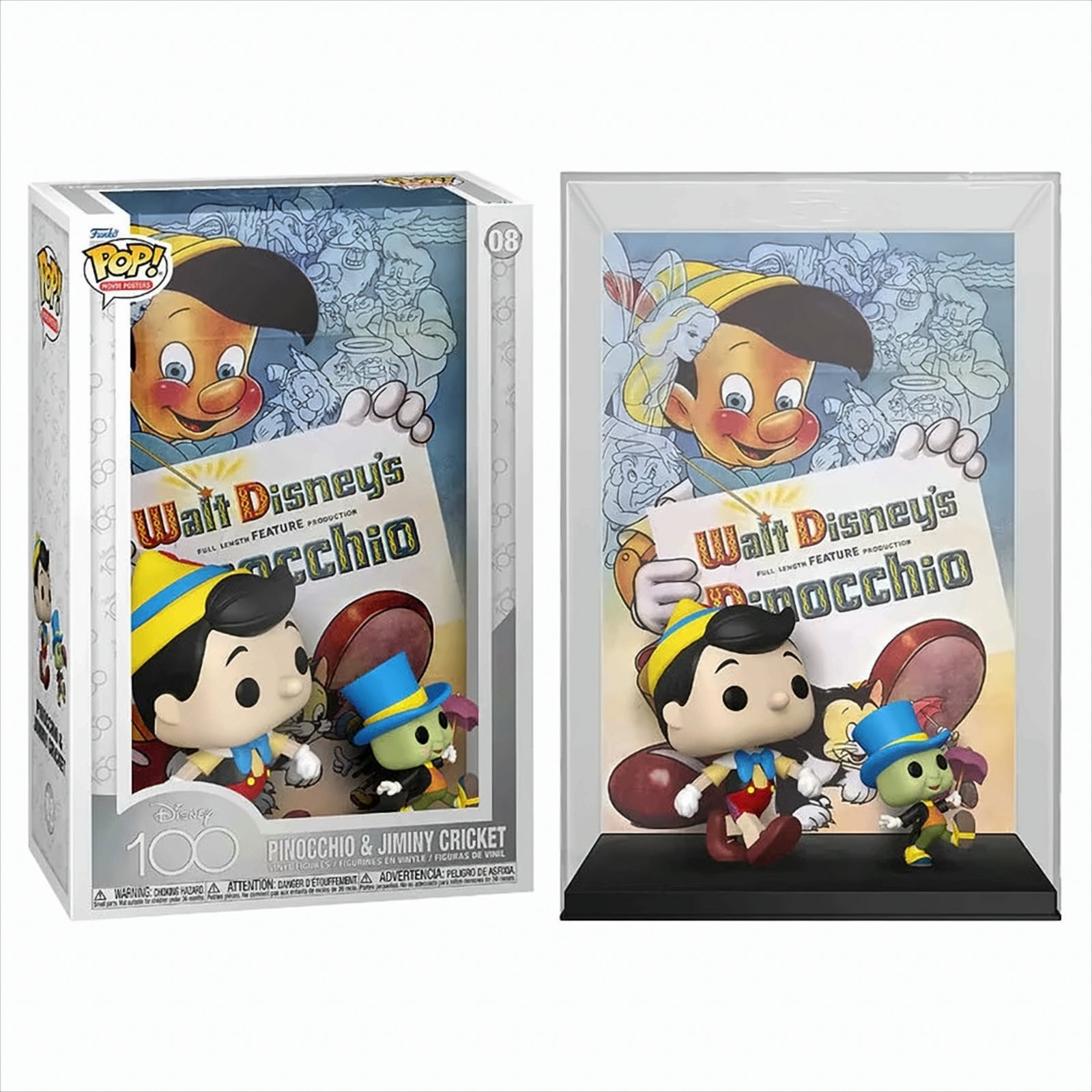 POP - Movie Poster- Disney 100- Pinocchio & Jimini von Funko