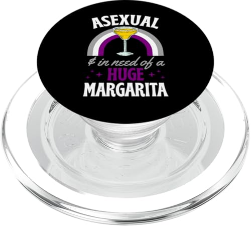 Asexuell und braucht einen riesigen Margarita-Asexualstolz PopSockets PopGrip für MagSafe Asexuell und braucht einen riesigen Margarita-Asexualstolz PopSockets PopGrip für MagSafe von Funny ACE Joke Merch and Cute Asexual Pride Stuff
