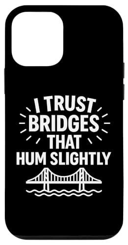 Ich vertraue Brücken, die summen, leicht komische Infrastruktur Hülle für iPhone 12 mini von Funny Absurd Structural Humor Apparel