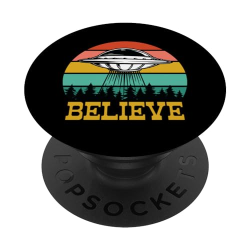 Alien Art Männer Frauen Jungen Mädchen Lustig Ufo Spruch Aliens PopSockets mit austauschbarem PopGrip von Funny Alien Clothing Gifts Men Women Kids