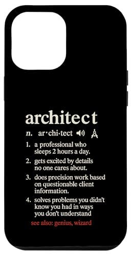 Architekt, ein Profi, der 2 Stunden am Tag schläft Hülle für iPhone 12 Pro Max Architekt, ein Profi, der 2 Stunden am Tag schläft Hülle für iPhone 12 Pro Max von Funny Architect Architecture Student Apparel Gifts