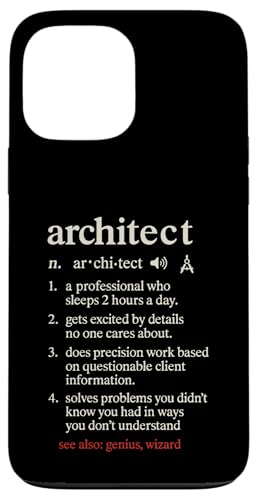 Architekt, ein Profi, der 2 Stunden am Tag schläft Hülle für iPhone 13 Pro Max Architekt, ein Profi, der 2 Stunden am Tag schläft Hülle für iPhone 13 Pro Max von Funny Architect Architecture Student Apparel Gifts