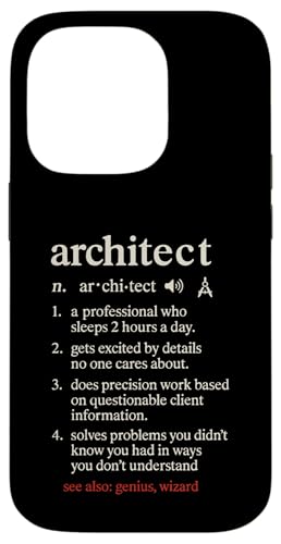 Architekt, ein Profi, der 2 Stunden am Tag schläft Hülle für iPhone 14 Pro Architekt, ein Profi, der 2 Stunden am Tag schläft Hülle für iPhone 14 Pro von Funny Architect Architecture Student Apparel Gifts