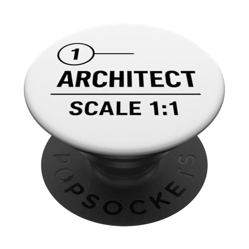 Architekt Maßstab 1:1 PopSockets Klebender PopGrip Architekt Maßstab 1:1 PopSockets Klebender PopGrip von Funny Architect Architecture Student Apparel Gifts