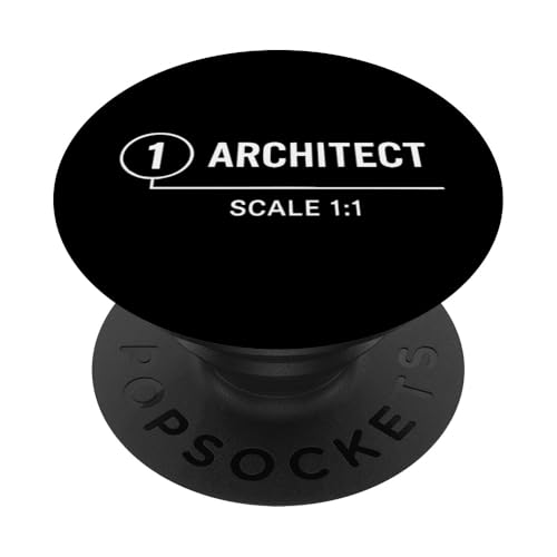 Architekt Maßstab 1:1 PopSockets Klebender PopGrip Architekt Maßstab 1:1 PopSockets Klebender PopGrip von Funny Architect Architecture Student Apparel Gifts