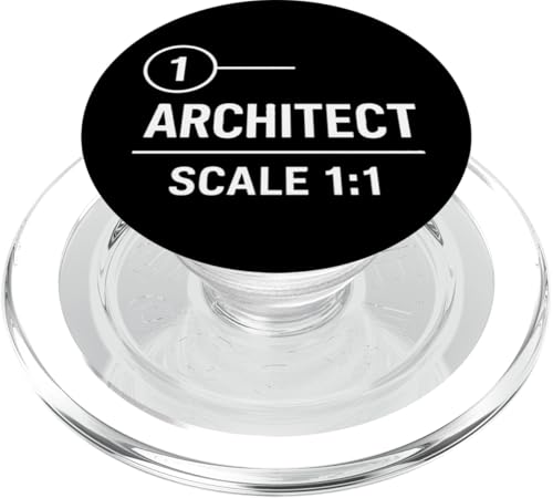 Architekt Maßstab 1:1 PopSockets PopGrip für MagSafe Architekt Maßstab 1:1 PopSockets PopGrip für MagSafe von Funny Architect Architecture Student Apparel Gifts