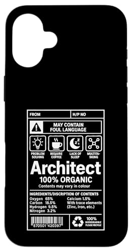 Architektenverpackung Hülle für iPhone 16 Plus Architektenverpackung Hülle für iPhone 16 Plus von Funny Architect Architecture Student Apparel Gifts