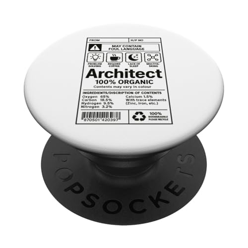 Architektenverpackung PopSockets Klebender PopGrip Architektenverpackung PopSockets Klebender PopGrip von Funny Architect Architecture Student Apparel Gifts