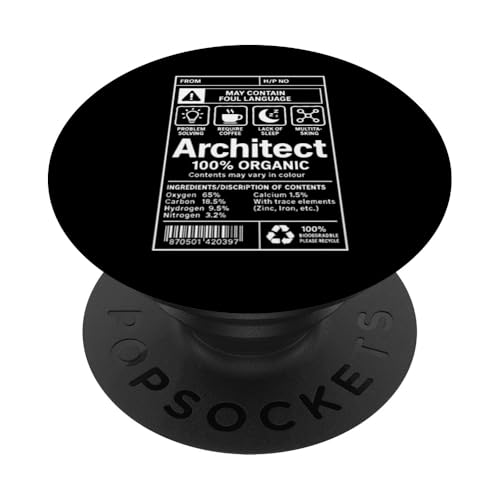 Architektenverpackung PopSockets Klebender PopGrip Architektenverpackung PopSockets Klebender PopGrip von Funny Architect Architecture Student Apparel Gifts