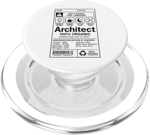 Architektenverpackung PopSockets PopGrip für MagSafe Architektenverpackung PopSockets PopGrip für MagSafe von Funny Architect Architecture Student Apparel Gifts