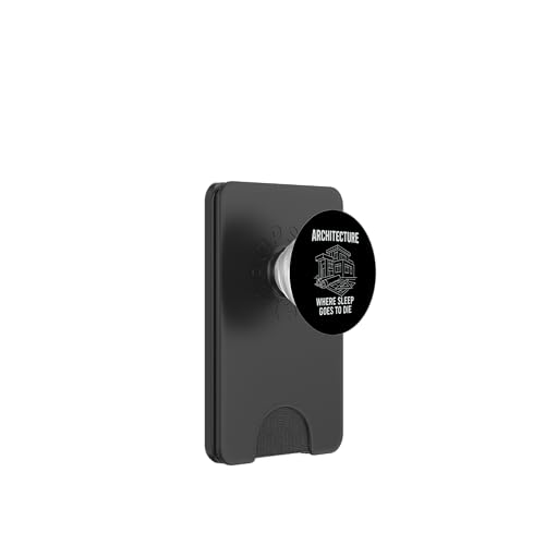 Architektur, in der der Schlaf stirbt PopSockets PopWallet für MagSafe Architektur, in der der Schlaf stirbt PopSockets PopWallet für MagSafe von Funny Architect Architecture Student Apparel Gifts