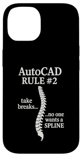 AutoCAD-Regel #2 Pausen einlegen Niemand will einen Spline Hülle für iPhone 14 AutoCAD-Regel #2 Pausen einlegen Niemand will einen Spline Hülle für iPhone 14 von Funny Architect Architecture Student Apparel Gifts