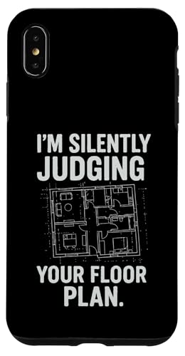 Ich beurteile schweigend deinen Grundriss Hülle für iPhone XS Max Ich beurteile schweigend deinen Grundriss Hülle für iPhone XS Max von Funny Architect Architecture Student Apparel Gifts