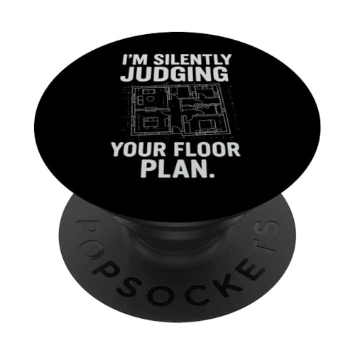 Ich beurteile schweigend deinen Grundriss PopSockets Klebender PopGrip Ich beurteile schweigend deinen Grundriss PopSockets Klebender PopGrip von Funny Architect Architecture Student Apparel Gifts
