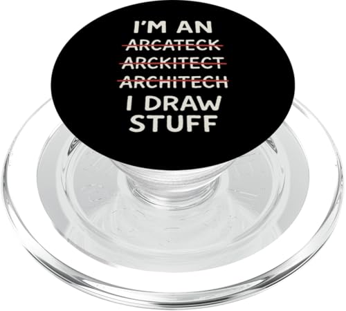 Ich bin Architekt Ich zeichne Sachen PopSockets PopGrip für MagSafe Ich bin Architekt Ich zeichne Sachen PopSockets PopGrip für MagSafe von Funny Architect Architecture Student Apparel Gifts