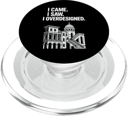 Ich bin gekommen. Ich hab's gesehen. Ich habe zu viel entworfen. PopSockets PopGrip für MagSafe Ich bin gekommen. Ich hab's gesehen. Ich habe zu viel entworfen. PopSockets PopGrip für MagSafe von Funny Architect Architecture Student Apparel Gifts