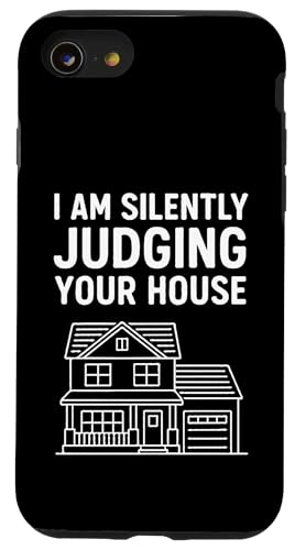Ich urteile schweigend über dein Haus Hülle für iPhone SE (2020) / 7 / 8 von Funny Architect Architecture Student Apparel Gifts