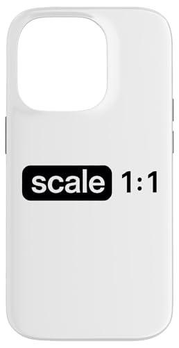 Maßstab 1:1 Hülle für iPhone 14 Pro von Funny Architect Architecture Student Apparel Gifts