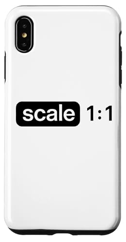 Maßstab 1:1 Hülle für iPhone XS Max Maßstab 1:1 Hülle für iPhone XS Max von Funny Architect Architecture Student Apparel Gifts
