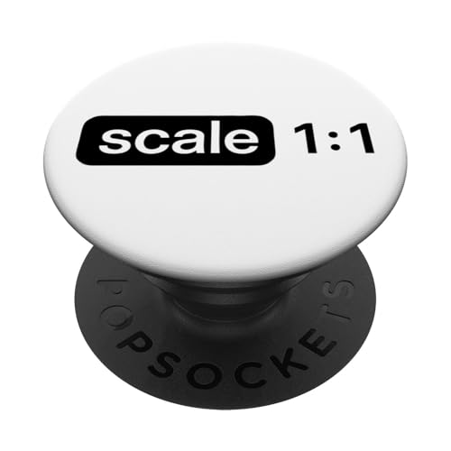 Maßstab 1:1 PopSockets Klebender PopGrip Maßstab 1:1 PopSockets Klebender PopGrip von Funny Architect Architecture Student Apparel Gifts