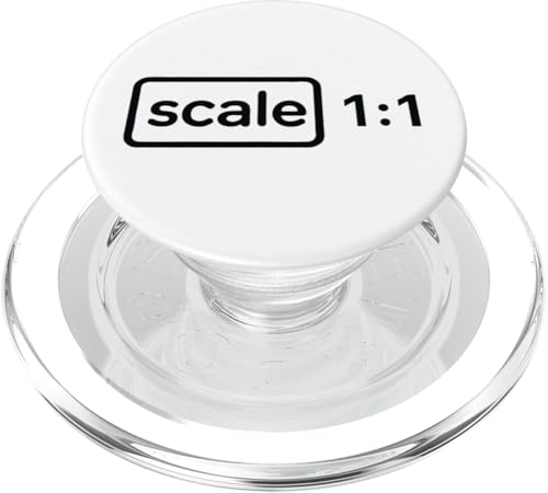 Maßstab 1:1 PopSockets PopGrip für MagSafe Maßstab 1:1 PopSockets PopGrip für MagSafe von Funny Architect Architecture Student Apparel Gifts