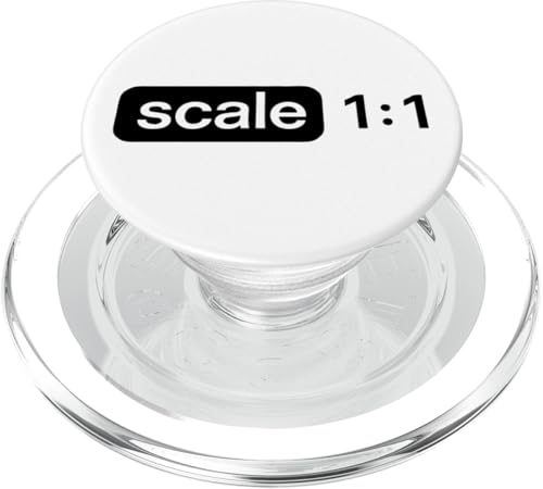 Maßstab 1:1 PopSockets PopGrip für MagSafe Maßstab 1:1 PopSockets PopGrip für MagSafe von Funny Architect Architecture Student Apparel Gifts