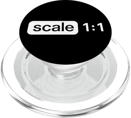 Maßstab 1:1 PopSockets PopGrip für MagSafe Maßstab 1:1 PopSockets PopGrip für MagSafe von Funny Architect Architecture Student Apparel Gifts