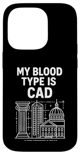 Meine Blutgruppe ist CAD Hülle für iPhone 14 Pro von Funny Architect Architecture Student Apparel Gifts