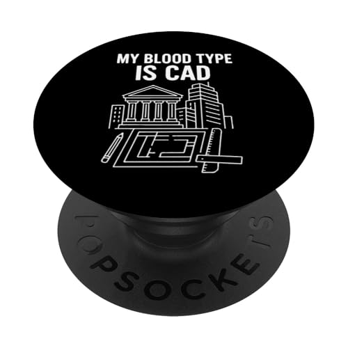 Meine Blutgruppe ist CAD PopSockets Klebender PopGrip Meine Blutgruppe ist CAD PopSockets Klebender PopGrip von Funny Architect Architecture Student Apparel Gifts