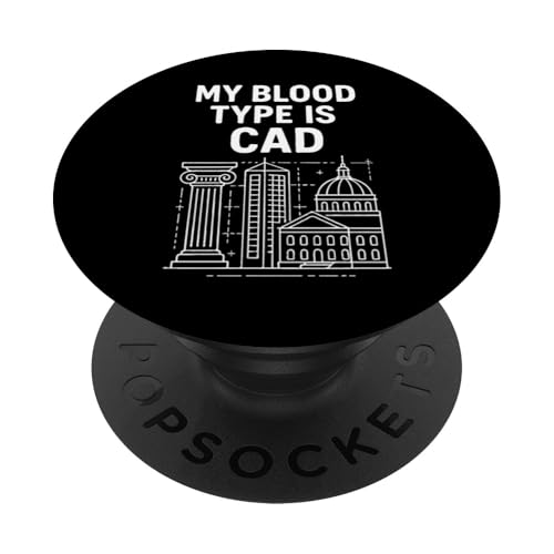 Meine Blutgruppe ist CAD PopSockets Klebender PopGrip Meine Blutgruppe ist CAD PopSockets Klebender PopGrip von Funny Architect Architecture Student Apparel Gifts