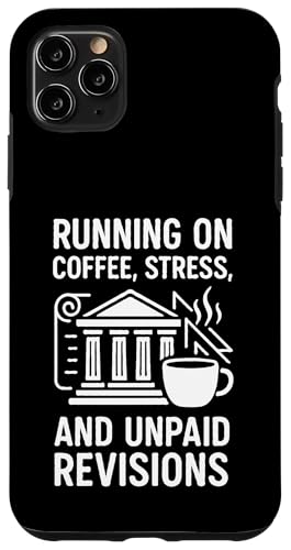 Stress beim Kaffeetrinken und unbezahlten Revisionen Hülle für iPhone 11 Pro Max Stress beim Kaffeetrinken und unbezahlten Revisionen Hülle für iPhone 11 Pro Max von Funny Architect Architecture Student Apparel Gifts