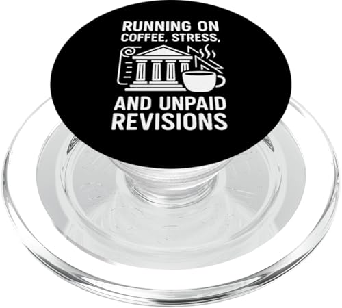 Stress beim Kaffeetrinken und unbezahlten Revisionen PopSockets PopGrip für MagSafe Stress beim Kaffeetrinken und unbezahlten Revisionen PopSockets PopGrip für MagSafe von Funny Architect Architecture Student Apparel Gifts
