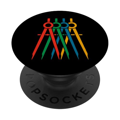 Zeichenkompasse PopSockets Klebender PopGrip Zeichenkompasse PopSockets Klebender PopGrip von Funny Architect Architecture Student Apparel Gifts