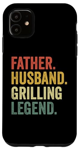 Vater Ehemann Grillen Legende Grill Papa Fleisch Räuchern BBQ Hülle für iPhone 11 Vater Ehemann Grillen Legende Grill Papa Fleisch Räuchern BBQ Hülle für iPhone 11 von Funny BBQ Grilling Apparel