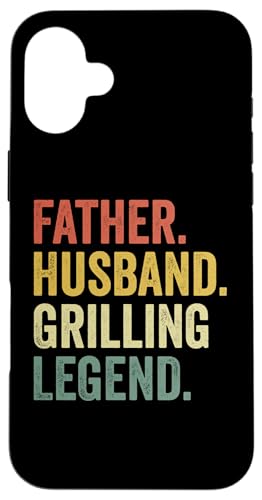 Vater Ehemann Grillen Legende Grill Papa Fleisch Räuchern BBQ Hülle für iPhone 16 Plus Vater Ehemann Grillen Legende Grill Papa Fleisch Räuchern BBQ Hülle für iPhone 16 Plus von Funny BBQ Grilling Apparel