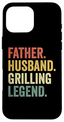 Vater Ehemann Grillen Legende Grill Papa Fleisch Räuchern BBQ Hülle für iPhone 16 Pro Max Vater Ehemann Grillen Legende Grill Papa Fleisch Räuchern BBQ Hülle für iPhone 16 Pro Max von Funny BBQ Grilling Apparel