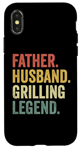 Vater Ehemann Grillen Legende Grill Papa Fleisch Räuchern BBQ Hülle für iPhone X/XS Vater Ehemann Grillen Legende Grill Papa Fleisch Räuchern BBQ Hülle für iPhone X/XS von Funny BBQ Grilling Apparel
