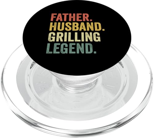 Vater Ehemann Grillen Legende Grill Papa Fleisch Räuchern BBQ PopSockets PopGrip für MagSafe Vater Ehemann Grillen Legende Grill Papa Fleisch Räuchern BBQ PopSockets PopGrip für MagSafe von Funny BBQ Grilling Apparel