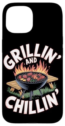 Cooking Born to Grill Grill BBQ Herren BBQ Barbecue Sauce Hülle für iPhone 15 Cooking Born to Grill Grill BBQ Herren BBQ Barbecue Sauce Hülle für iPhone 15 von Funny BBQ and Grilling Design for Men