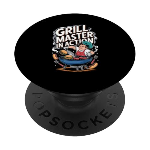Grill, Barbecue, Braten, Texas BBQ, Cooking, Rindfleisch, Herren-BBQ PopSockets Klebender PopGrip Grill, Barbecue, Braten, Texas BBQ, Cooking, Rindfleisch, Herren-BBQ PopSockets Klebender PopGrip von Funny BBQ and Grilling Design for Men