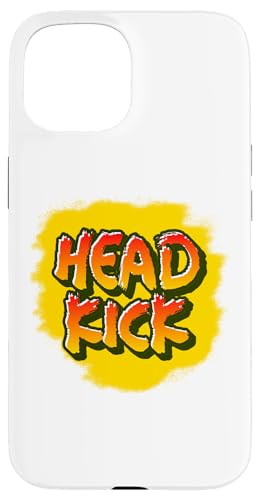 Head Kick, Muay Thai, Jiu-Jitsu, Wrestling, Farbe Hülle für iPhone 15 von Funny BJJ