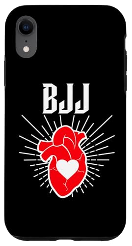 Ich liebe BJJ Heart, Jiu-Jitsu, Muay Thai, MMA, Wrestling Hülle für iPhone XR von Funny BJJ