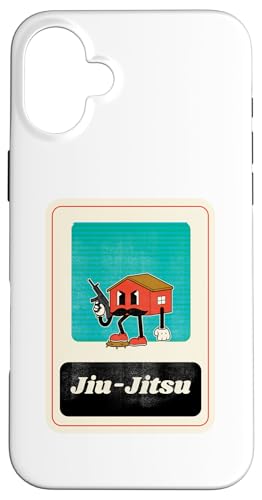 Jiu-Jitsu Cartoon Haus Wrestling MMA Boxen Silly Hülle für iPhone 16 Plus von Funny BJJ