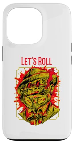 Let's Roll Gangster Chimp, Jiu Jitsu, Muay Thai, MMA Hülle für iPhone 13 Pro von Funny BJJ