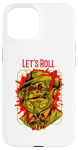 Let's Roll Gangster Chimp, Jiu Jitsu, Muay Thai, MMA Hülle für iPhone 15 von Funny BJJ