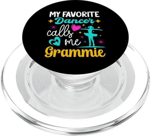 Mein Lieblingstänzer nennt mich Grammie Dance Muttertag PopSockets PopGrip für MagSafe Mein Lieblingstänzer nennt mich Grammie Dance Muttertag PopSockets PopGrip für MagSafe von Funny Ballet Dancing Lover Mothers Day