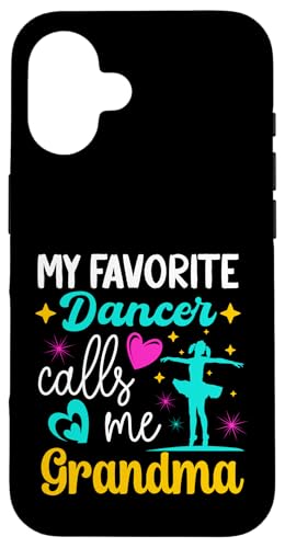 Mein Lieblingstänzer nennt mich Grandma Dance Muttertag Hülle für iPhone 16 Mein Lieblingstänzer nennt mich Grandma Dance Muttertag Hülle für iPhone 16 von Funny Ballet Dancing Lover Mothers Day