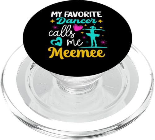 Meine Lieblingstänzerin nennt mich Meeme Dance Grandma Muttertag PopSockets PopGrip für MagSafe Meine Lieblingstänzerin nennt mich Meeme Dance Grandma Muttertag PopSockets PopGrip für MagSafe von Funny Ballet Dancing Lover Mothers Day