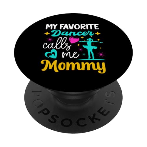 Meine Lieblingstänzerin nennt mich Mommy Dance Grandma Muttertag PopSockets Klebender PopGrip Meine Lieblingstänzerin nennt mich Mommy Dance Grandma Muttertag PopSockets Klebender PopGrip von Funny Ballet Dancing Lover Mothers Day