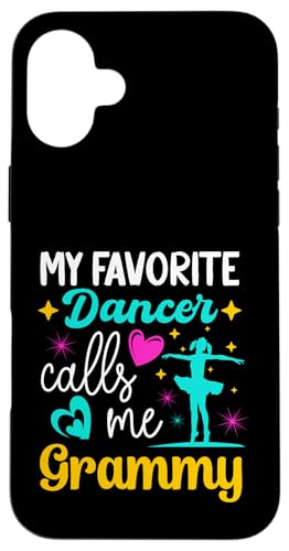 My Favorite Dancer Calls Me Grammy Dance Grandma Muttertag Hülle für iPhone 16 Plus My Favorite Dancer Calls Me Grammy Dance Grandma Muttertag Hülle für iPhone 16 Plus von Funny Ballet Dancing Lover Mothers Day